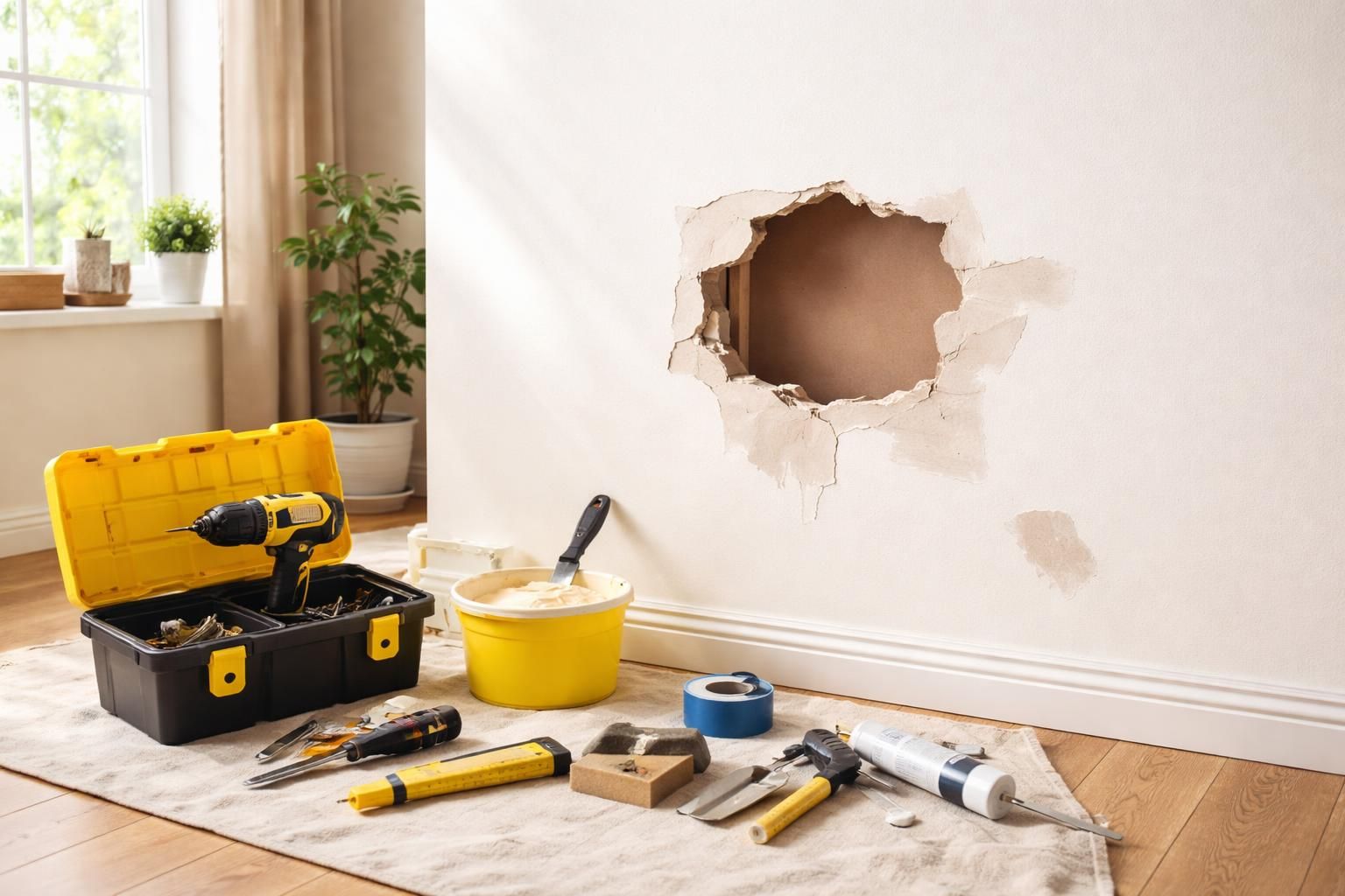 découvrez des astuces simples et efficaces pour boucher un trou dans un mur et obtenir un résultat impeccable, même sans expérience préalable.