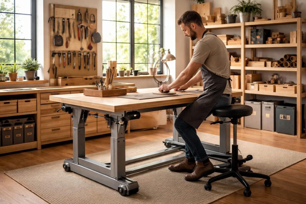 découvrez comment choisir un établi avec la hauteur idéale pour aménager un atelier ergonomique et confortable, adapté à vos besoins et favorisant votre bien-être au travail.