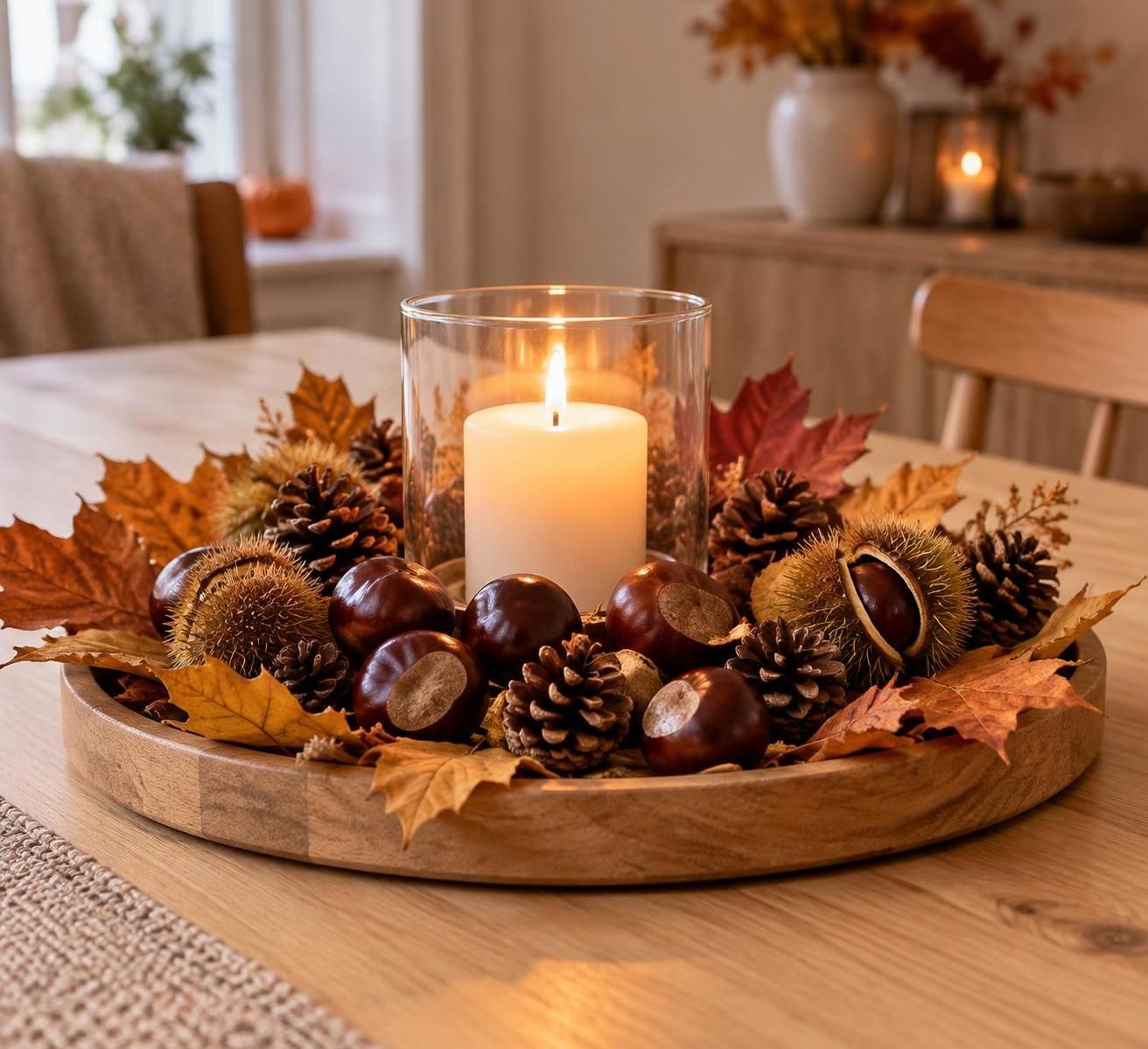découvrez des idées simples de bricolage avec des marrons pour créer des décorations naturelles, chaleureuses et faciles à réaliser dans toute la maison.
