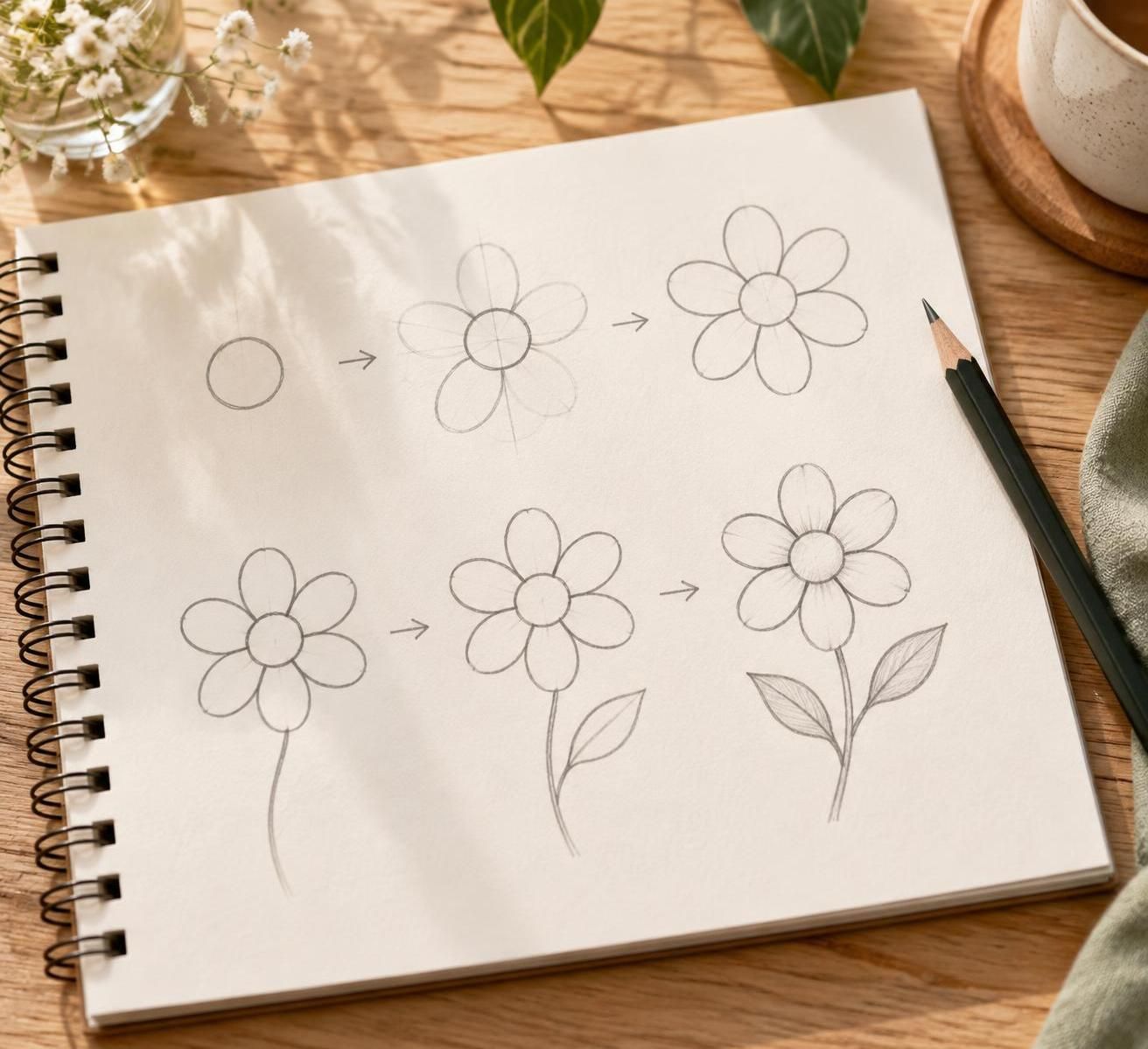 découvrez comment dessiner une fleur facilement grâce à des astuces simples pour réussir votre dessin dès le premier trait.