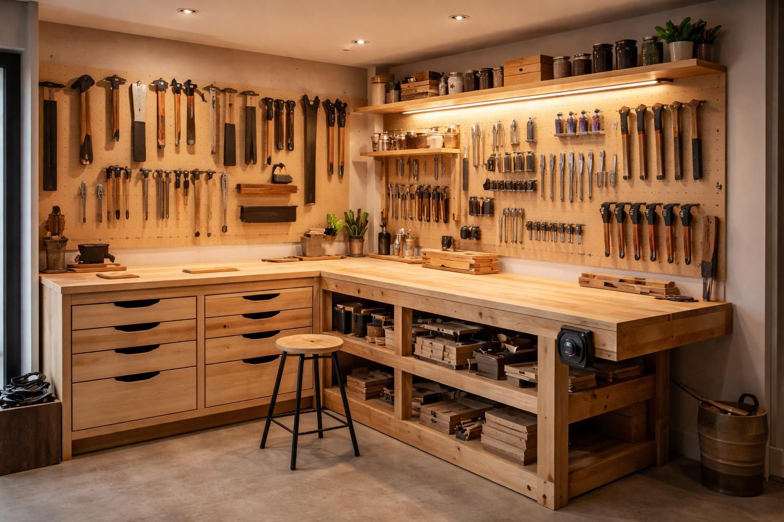 découvrez comment un établi avec tiroir peut optimiser l'espace de votre atelier tout en gardant vos outils organisés et facilement accessibles pour un travail efficace.