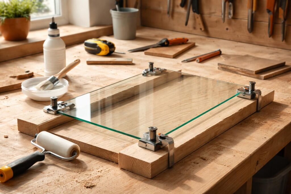 Coller bois sur verre : quelles astuces pour une fixation durable et esthétique ?