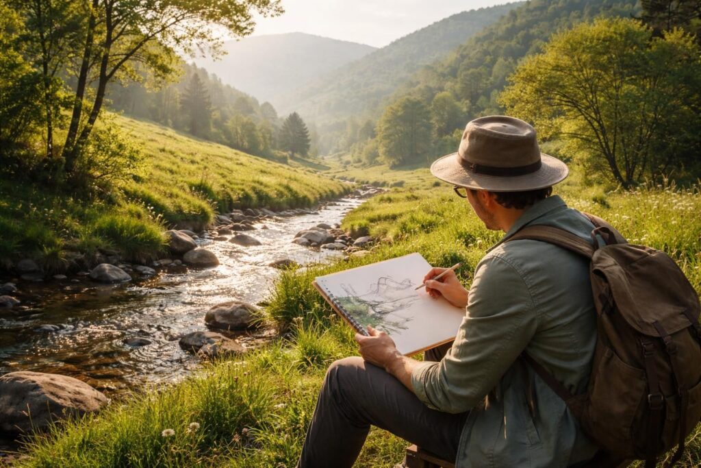 Comment dessiner le paysage : astuces pour capturer la nature en quelques traits