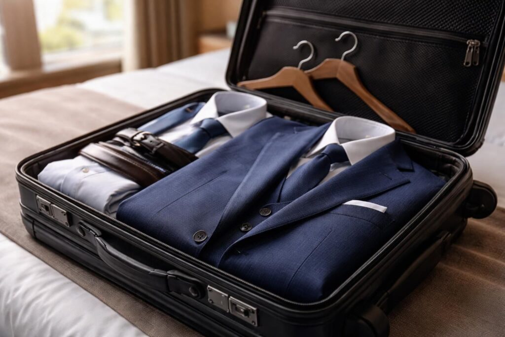 Pliage costume valise : astuces pour éviter les plis lors de vos déplacements