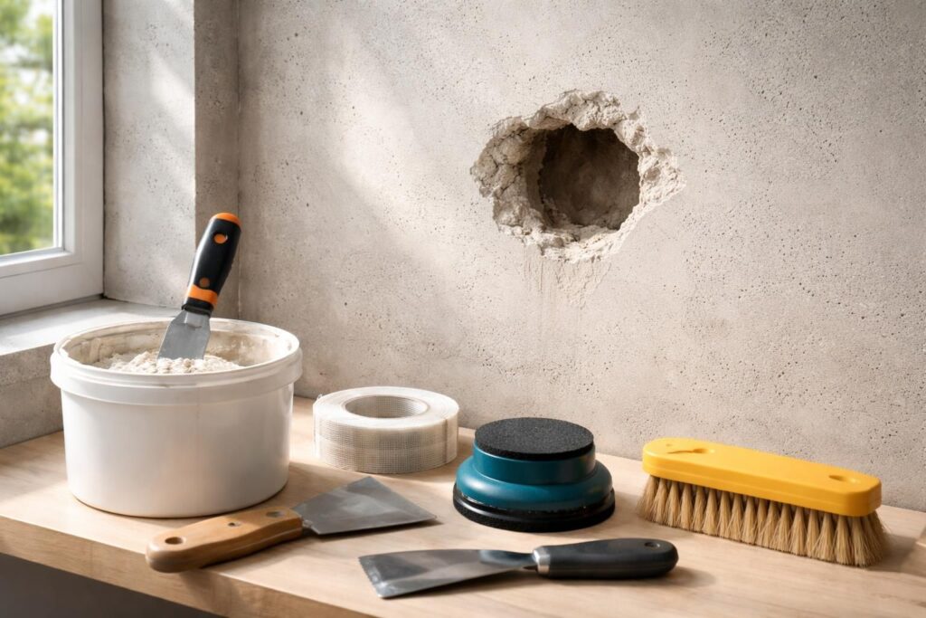 Bouche trou mur : quelle solution choisir pour un résultat durable et esthétique ?