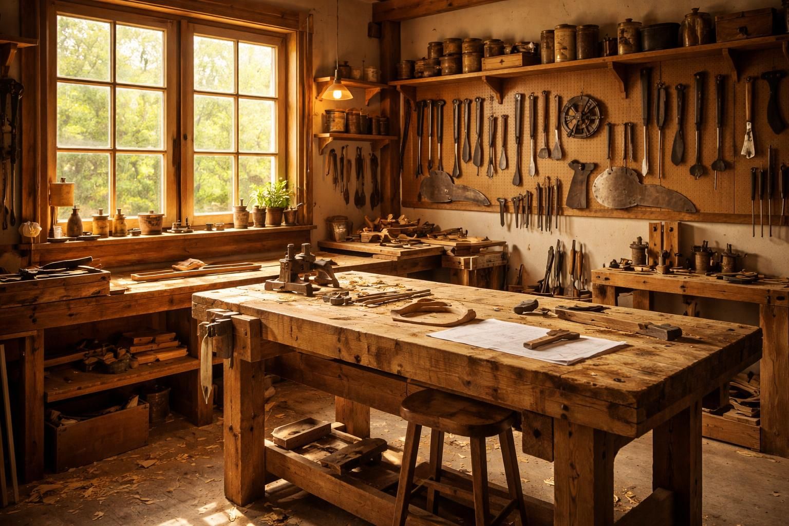 découvrez comment choisir la planche idéale pour un établi avec plateau bois, afin de créer un atelier à la fois fonctionnel et chaleureux.