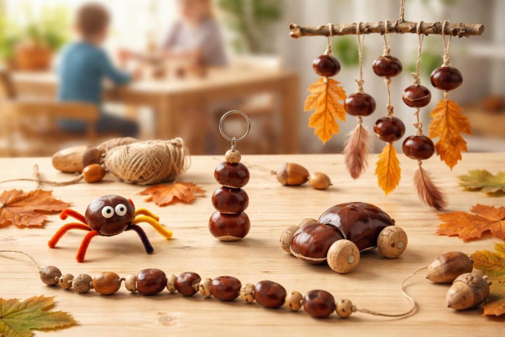 Idée bricolage avec des marrons : 5 créations simples pour toute la famille