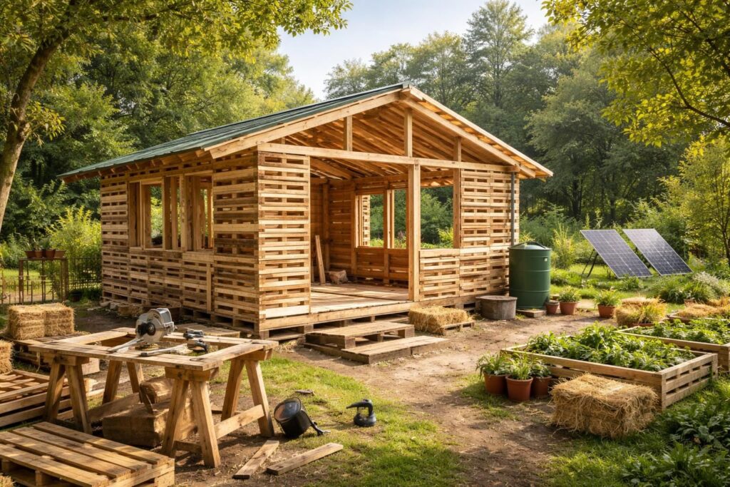 Construire une maison palettes : astuces pour un habitat éco-responsable et économique