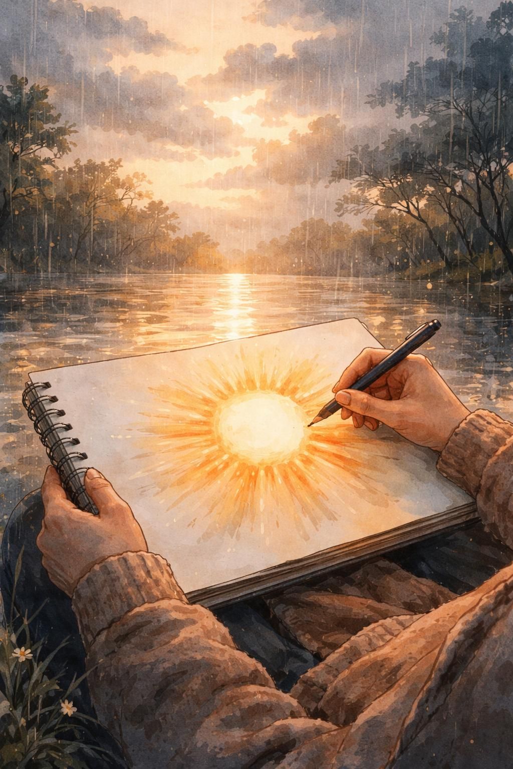 découvrez une poésie inspirante mêlant art et espoir avec « elle viendra un jour de pluie dessiner le soleil », une invitation à trouver la lumière même dans les moments difficiles.