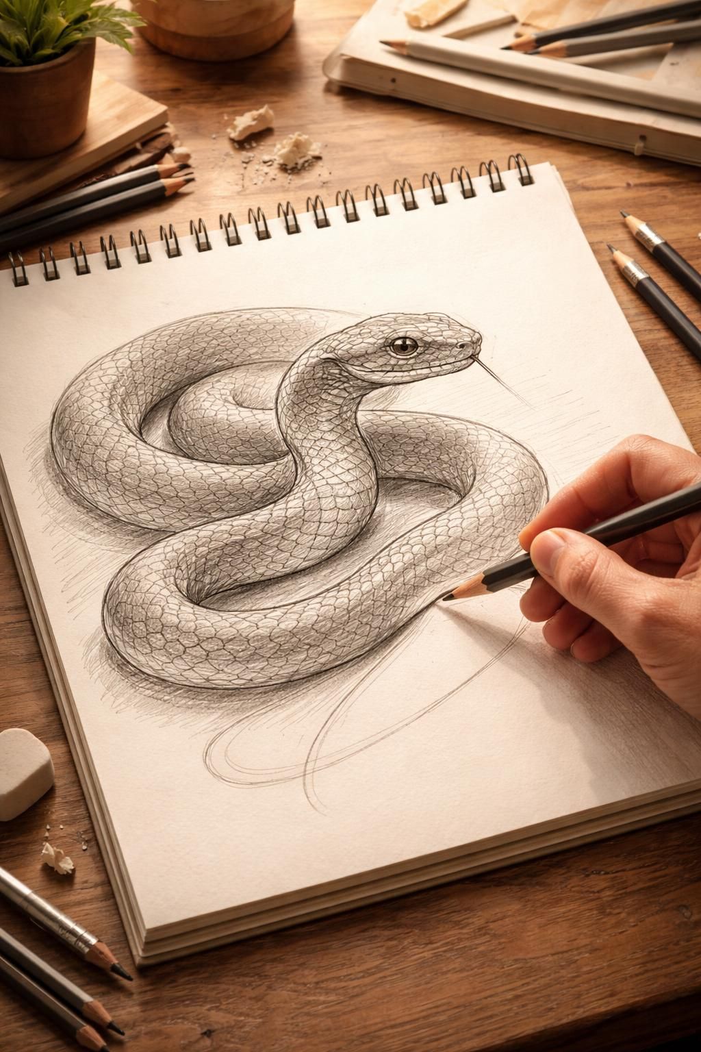 découvrez des techniques simples et efficaces pour apprendre à dessiner un serpent, adaptées aux débutants comme aux passionnés d'art.