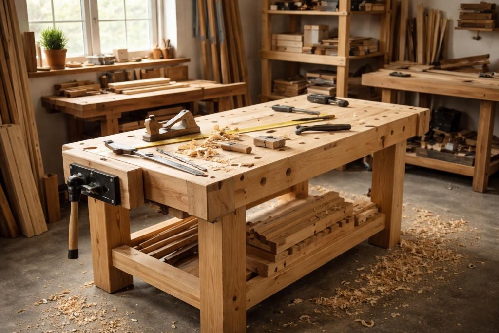 découvrez comment fabriquer un établis en bois grâce à notre guide complet pour créer un atelier sur mesure à la maison, étape par étape et facilement.