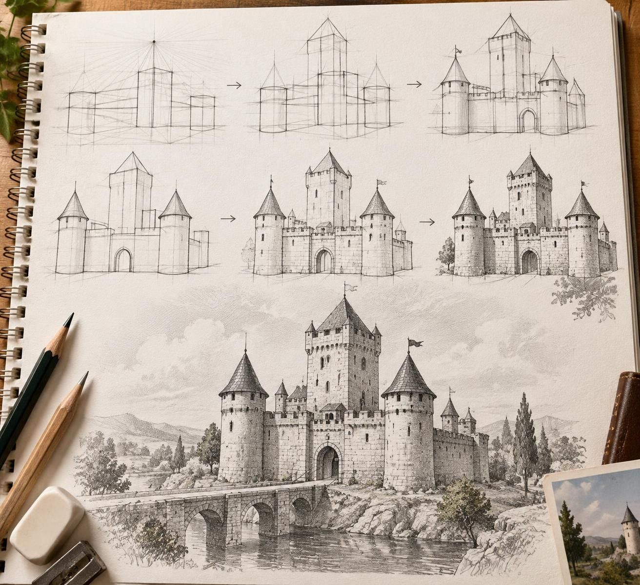 apprenez à dessiner un château grâce à des astuces simples pour créer un décor réaliste et charmant, étape par étape.