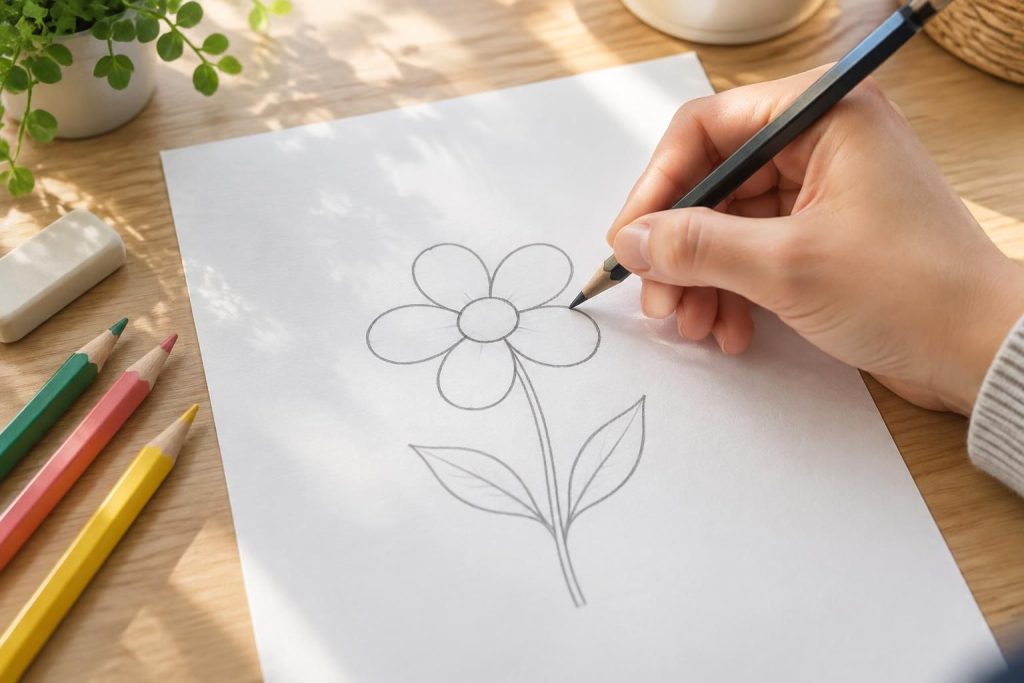 Comment dessiner une fleur facile : astuces pour un résultat réussi dès le premier trait